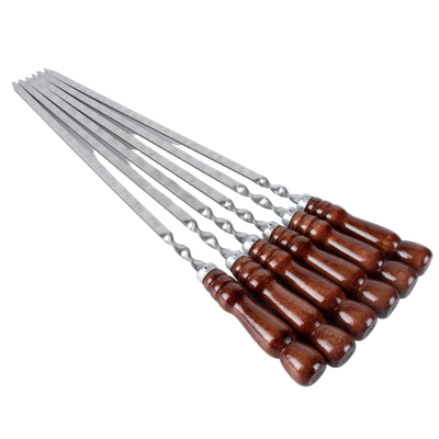 Iešmas su medine rankena Liulia Kebabui 70x55 cm 20/3 mm