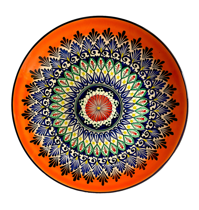 Handmade Legan 42 cm "Fondor", orange pattern