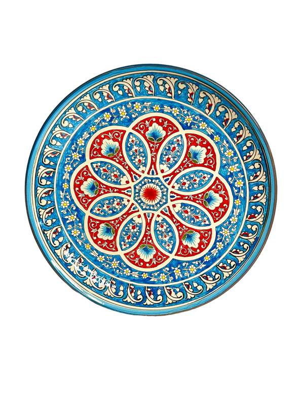 Handmade Legan 32 cm "Qora galam", blue pattern