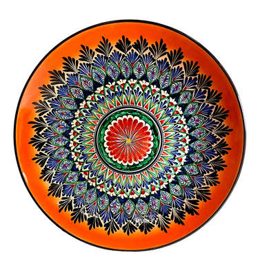 Handmade Legan 42 cm "Fondor", orange pattern