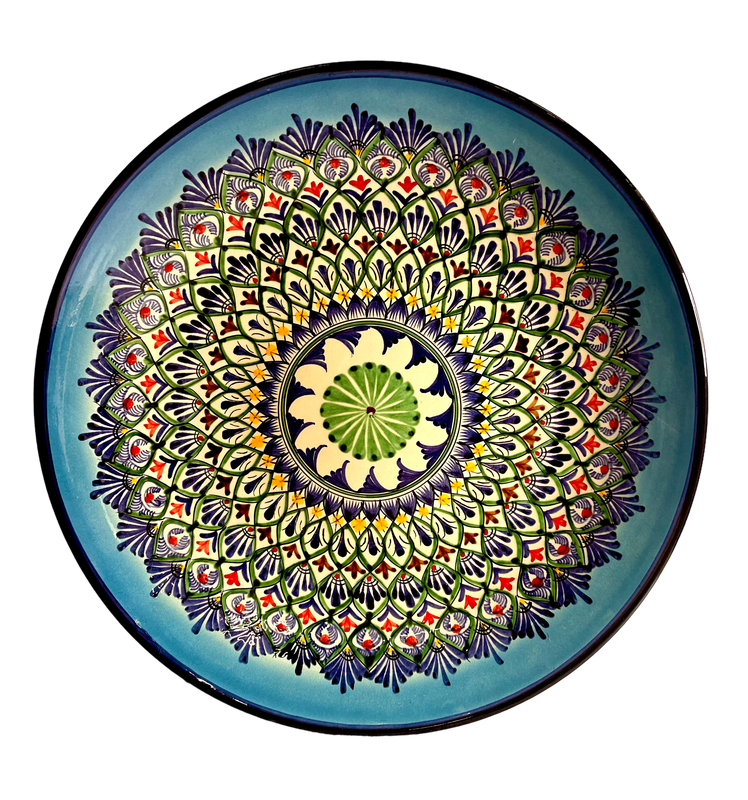 Handmade Legan 42 cm "Fondor", blue pattern