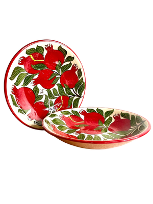 Handmade Legan 34 cm pomegranate, deep