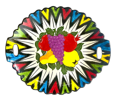 Handmade Legan 41x36 cm grape, pear, apple, pomegranate