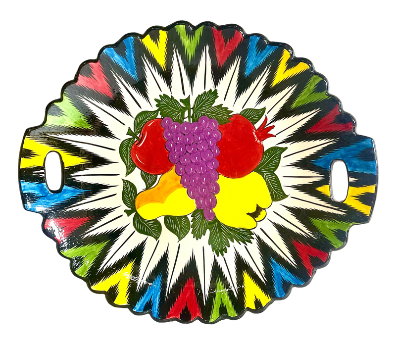 Handmade Legan 41x36 cm grape, pear, apple, pomegranate