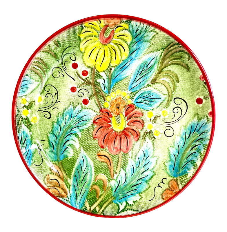 Handmade Legan 38 cm Karakalam "Qora galam", Gul Navgari