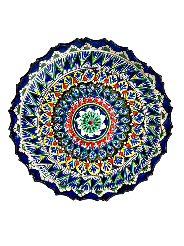 Handmade Legan 31 cm “Mechrob”, blue pattern