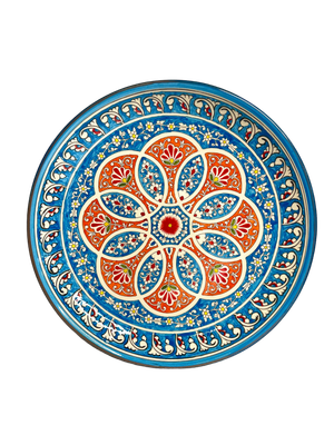 Handmade Legan 32 cm "Qora galam", blue pattern