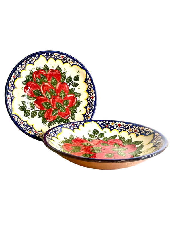 Handmade Legan 34 cm apple, deep