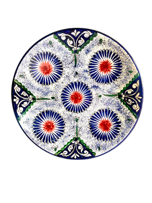 Handmade Legan 42 cm "Qora galam", blue pattern