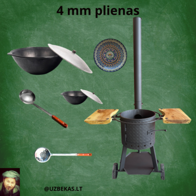 Set with fire Oven (4mm steel)