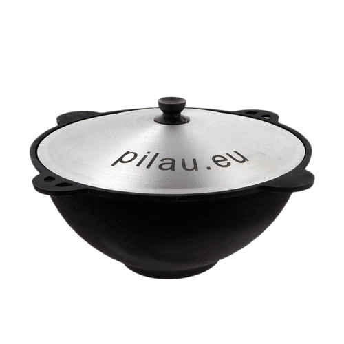 Uzbek polished Kazan with a flat bottom, handmade, 10 liters. Uzbek polished Kazan with a flat bottom, handmade, 10 liters.