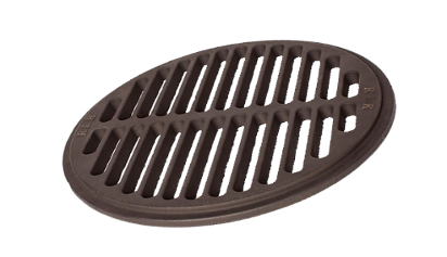 Cast iron grill grate, D34 cm