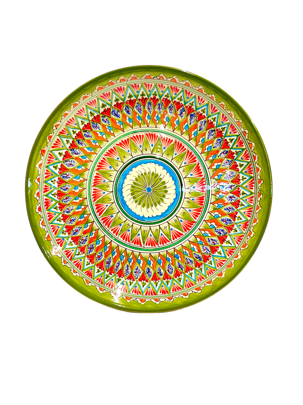 Handmade Legan 42 cm “Mechrob”, green pattern