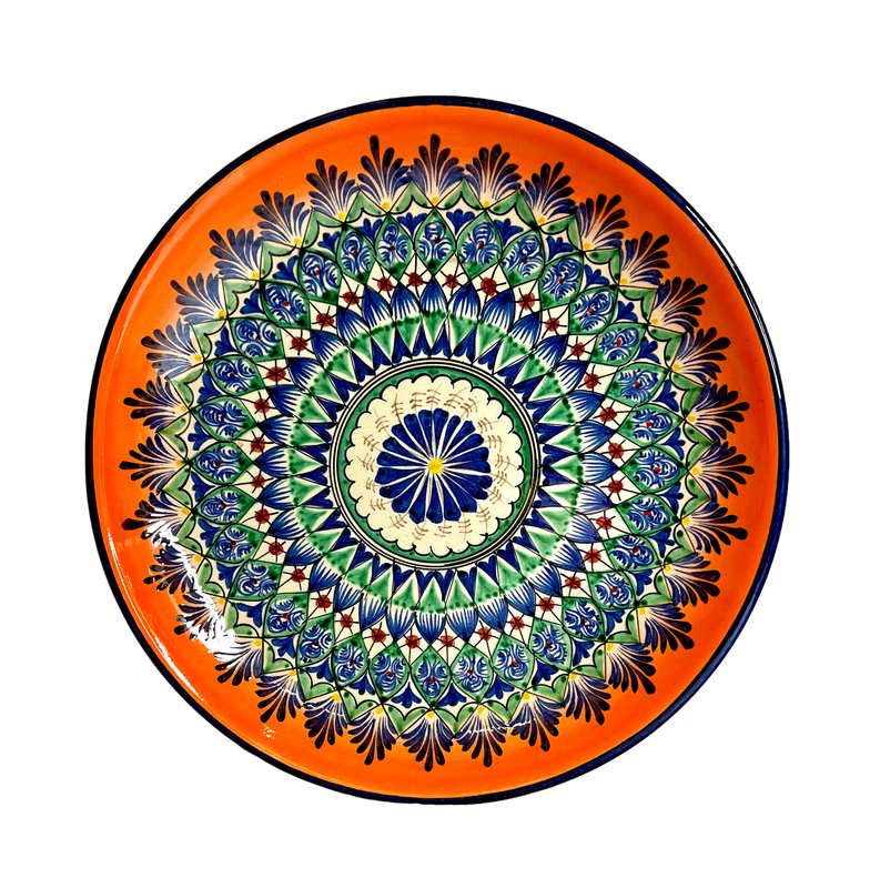 Handmade Legan 32 cm "Fondor", orange pattern