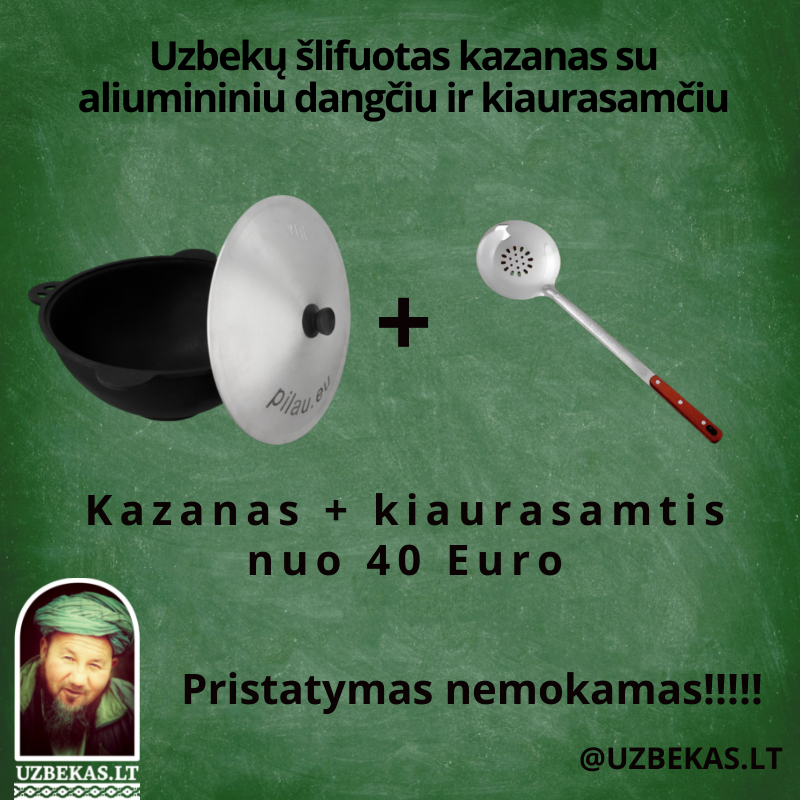 Set - Uzbek polished Kazan 8-10-12-16-22 l, flat bottom, with skimmer Set - Uzbek polished Kazan 8-10-12-16-22 l, flat bottom, with skimmer
