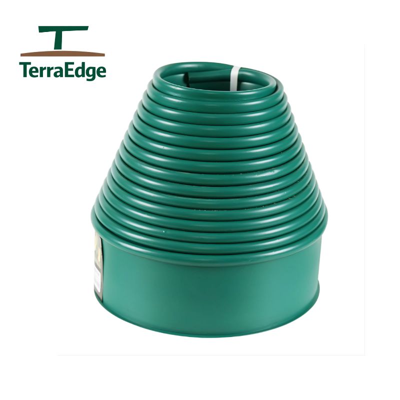 Garden border tape Terra Edge Standart, green, height 11 cm, length 10 m