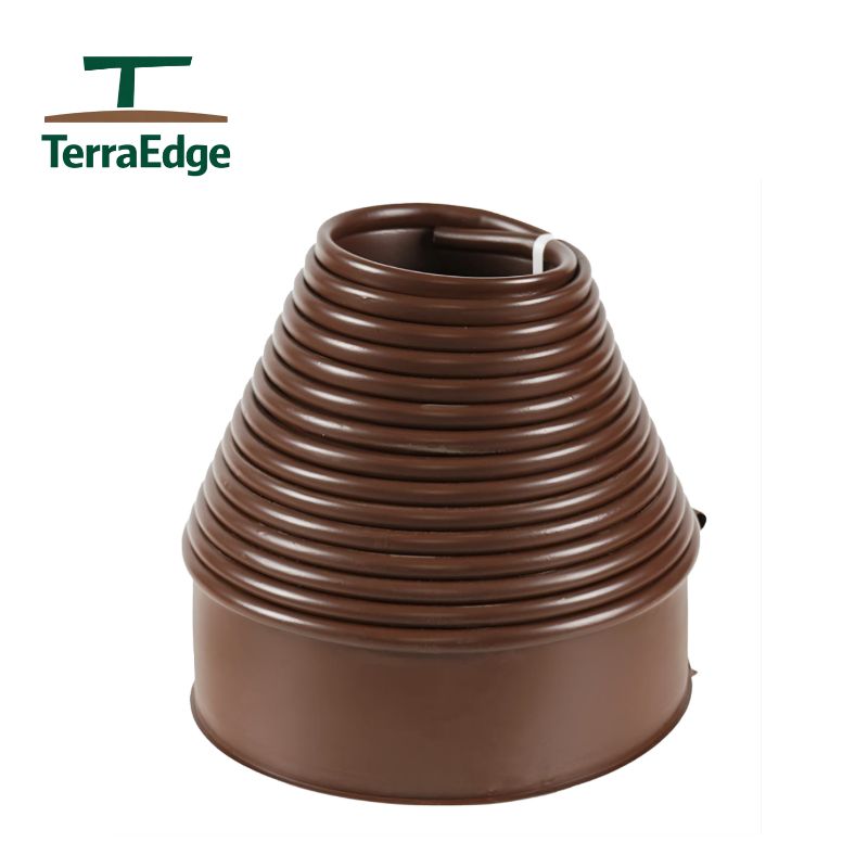 Garden border tape Terra Edge Standart, Brown, height 11 cm, length 10 m