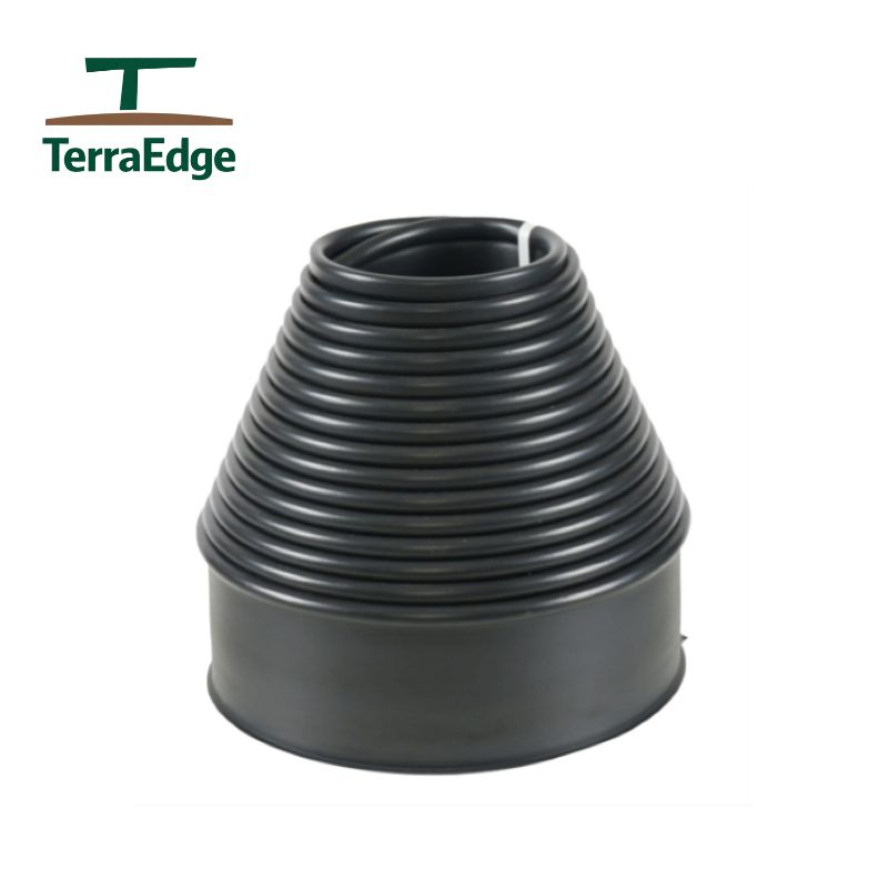 Garden border tape Terra Edge Compact, Black, height 10,5 cm, length 20 m