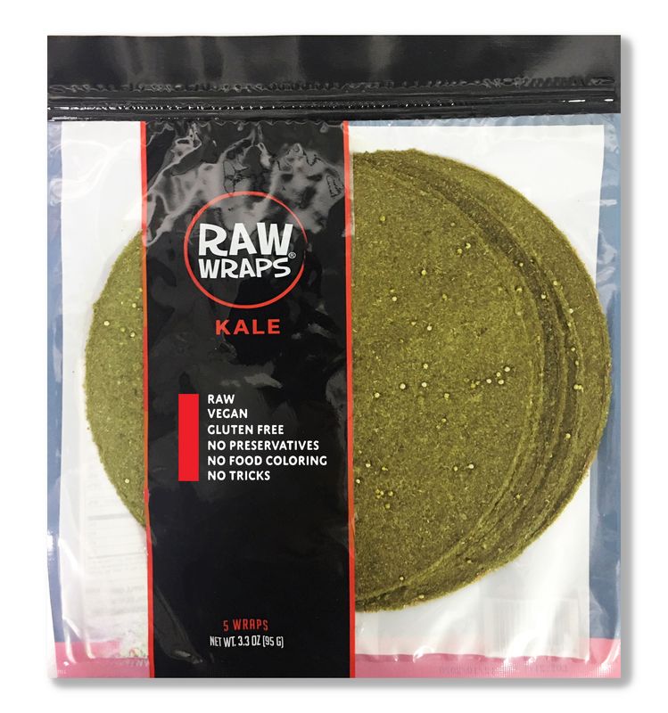Kale Wraps- 5 wraps per bag