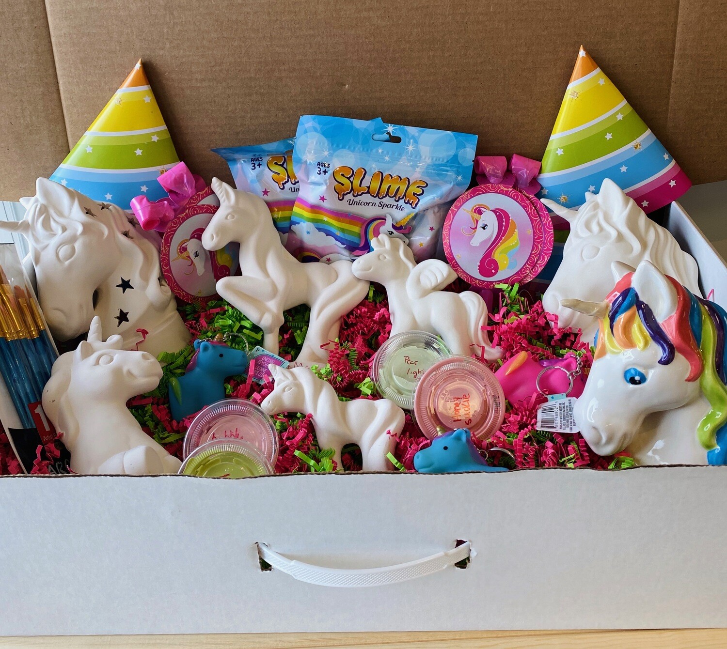 Take Home Unicorn Birthday Party Kit - Pick up Curbside or Delivery