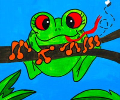 Camp in a Bag! Tree Frog Canvas