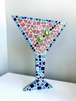 Mosaic Martini wall hanger- Sample Sale