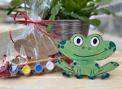 Camp in a Bag! Wooden Frog