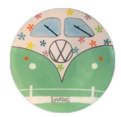 Camp in a Bag! VW Beetle Coupe Dinner Plate