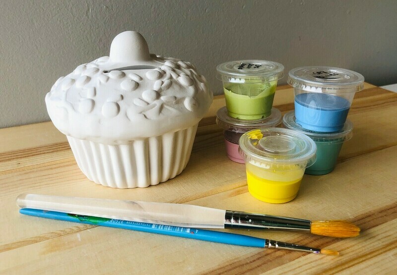 Cupcake Penny Bank