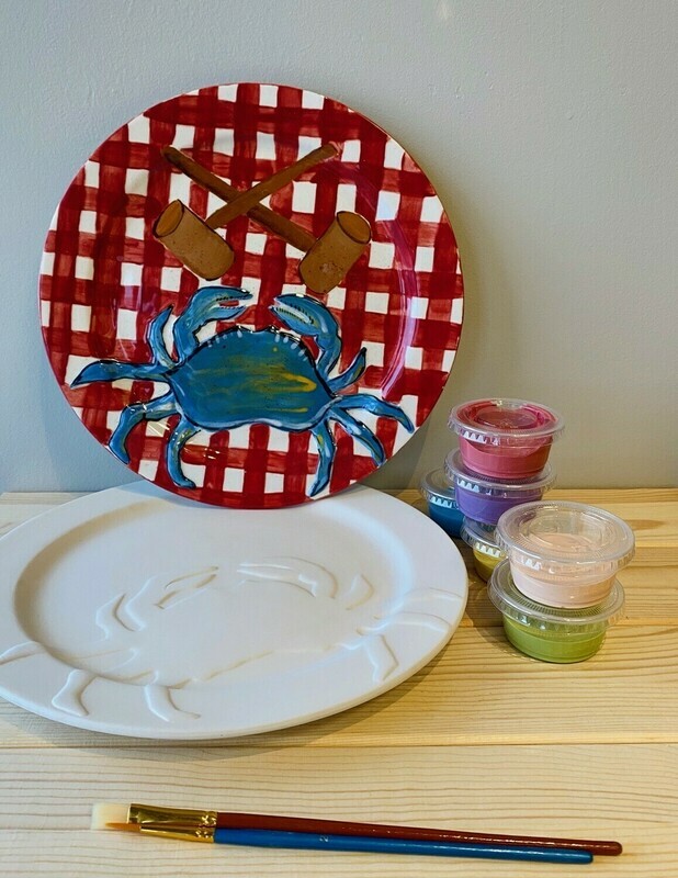 Rim Crab Plate