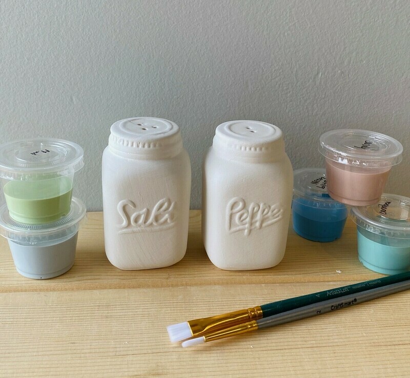 Mason Jar Salt and Pepper Shakers
