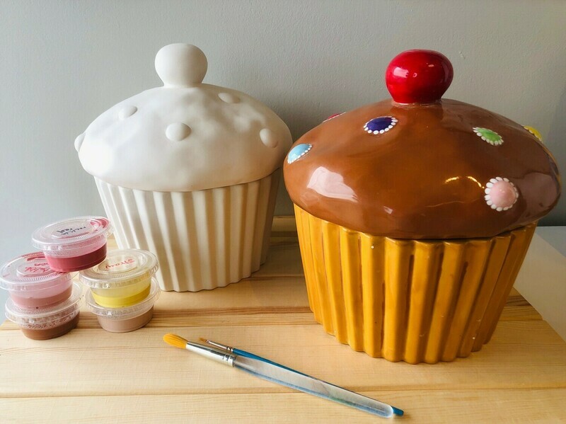 Cupcake Cookie Jar