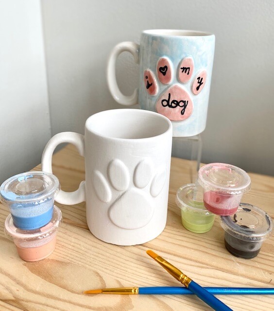 Pet Lover Pawprint Mug