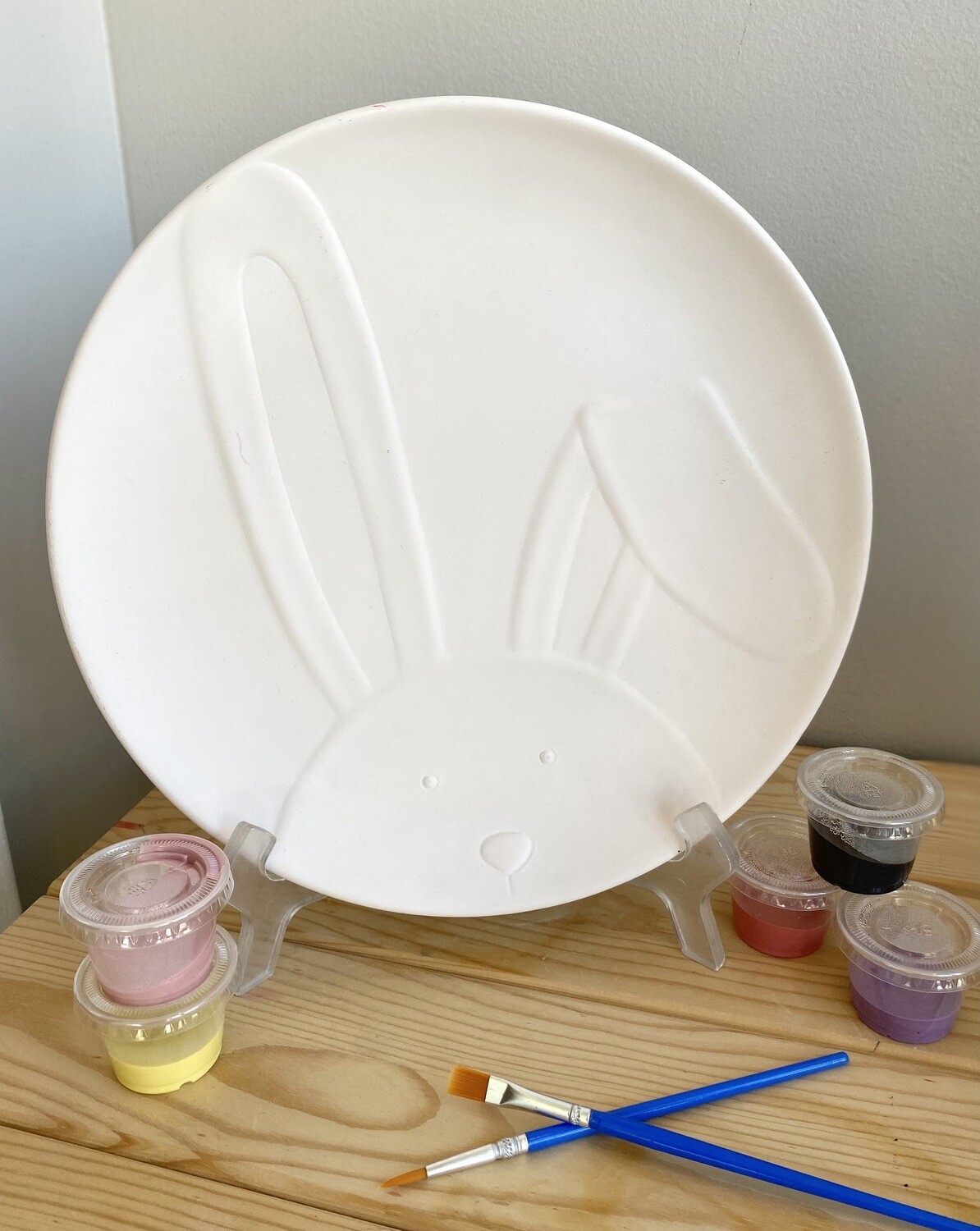 Bunny Face Round Dish