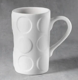 Skinny Dot Mug w/ handle