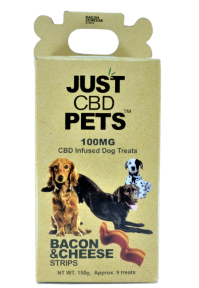 PET - Just CBD Pet Treats Bacon & Cheese 100mg