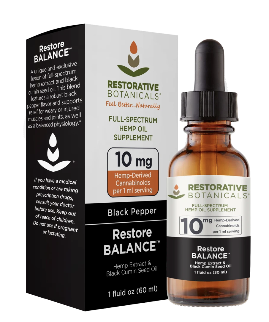 Restorative Botanicals: 300mg Restore Balance (W/ Black Pepper)