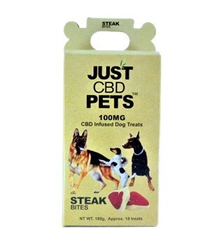 PET - Just CBD Pet Treats Steak Bites 100mg