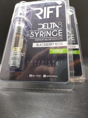 Rift Delta 8 Syringe Blackberry Kush Hybrid
