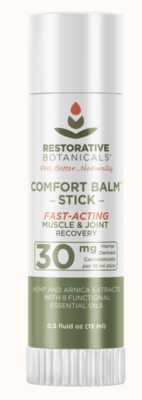 Restorative Botanicals: Comfort Balm Stick 30mg