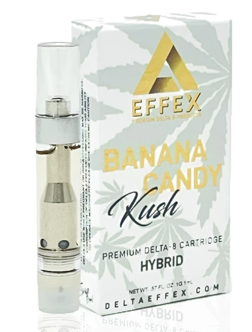Effex Banana Candy Kush Hybrid 1g Delta-8 Vape Cartridge