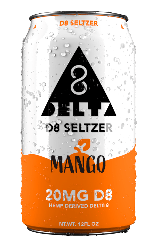 D8 Seltzer Mango 12Fl Oz 20mg