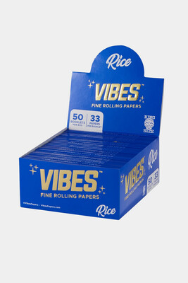 Vibes Fine Rice Rolling Papers 1 1/4 50 ct