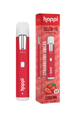 Happi Strawberry Smiles Hybrid Delta 10 Disposables 