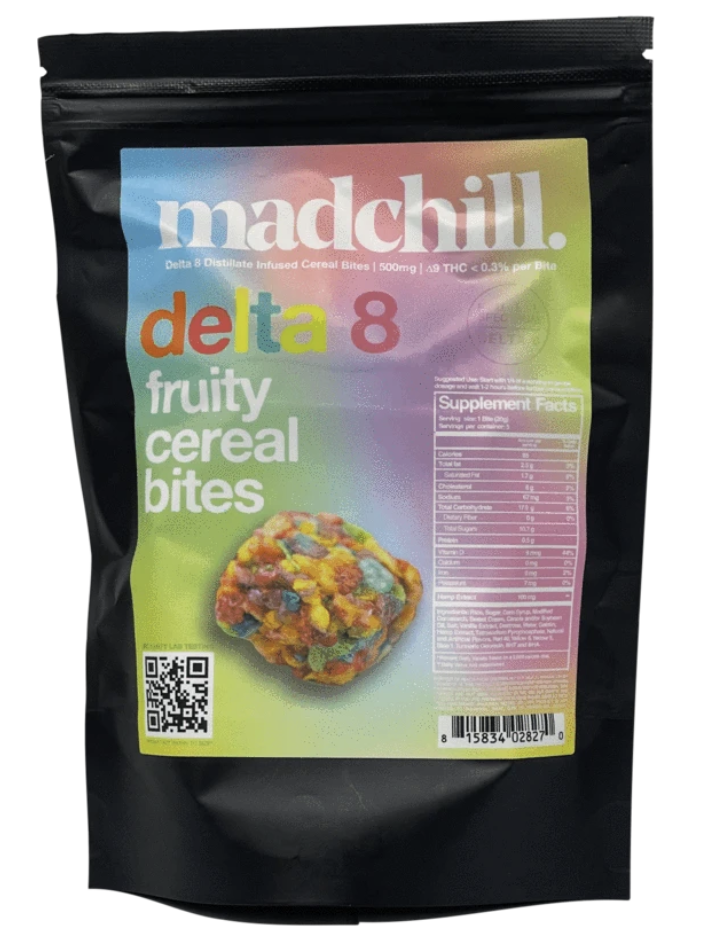 Madchill Delta 8 500mg Fruity Cereal Bites Edible