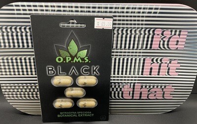 O.P.M.S. Kratom Black 5pc Pills
