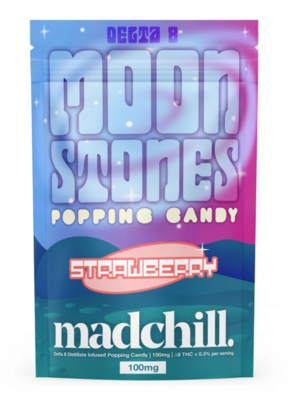 Madchill D8 100mg Moon Stones Strawberry Edible