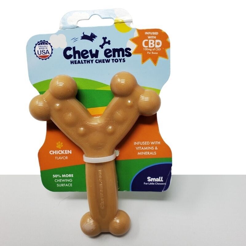Chew'ems Chicken Small w/ CBD Pet Treat
