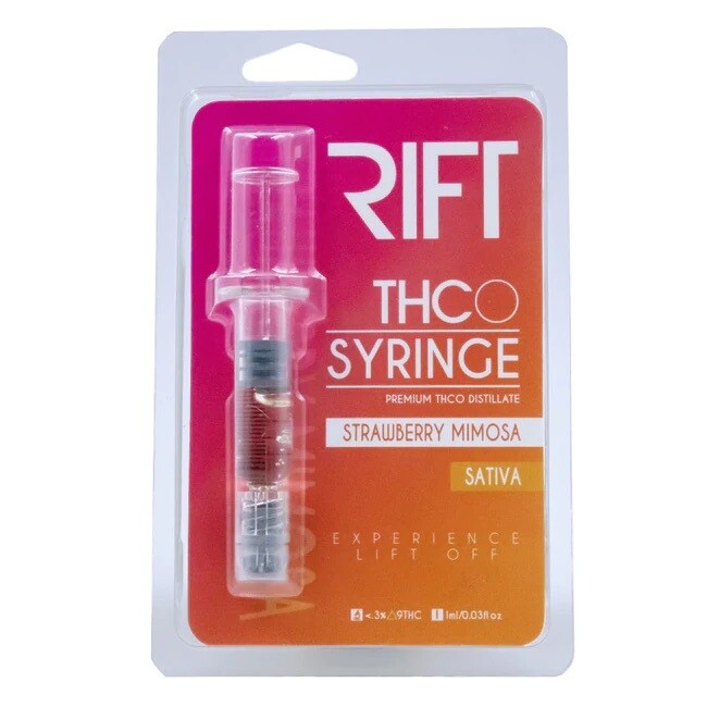 Rift Syringe THCO Strawberry Mimosa