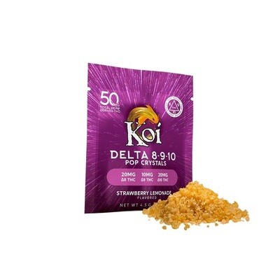 Koi Pop Crystals D8,D9 &D10 50mg Edible
